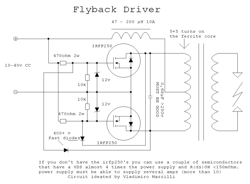 Driver No.3  ZVS \'Mazilli  Flyback driver